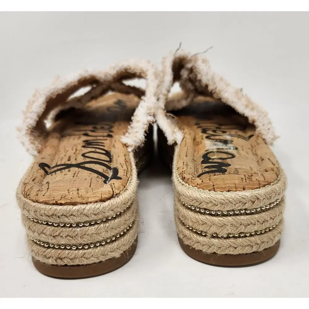 Sam Edelman Ashlynn Espadrilles Platform Sandals Womens 11
